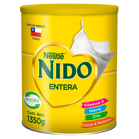 Leche en Polvo Nido® Entera Tarro 1350g-1
