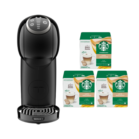 Cafetera Genio S Plus + Cápsulas de Café Starbucks Latte Macchiato X3 Cajas-0