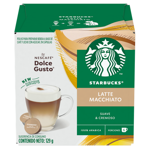 Cafetera Genio S Plus + Cápsulas de Café Starbucks Latte Macchiato X3 Cajas-2