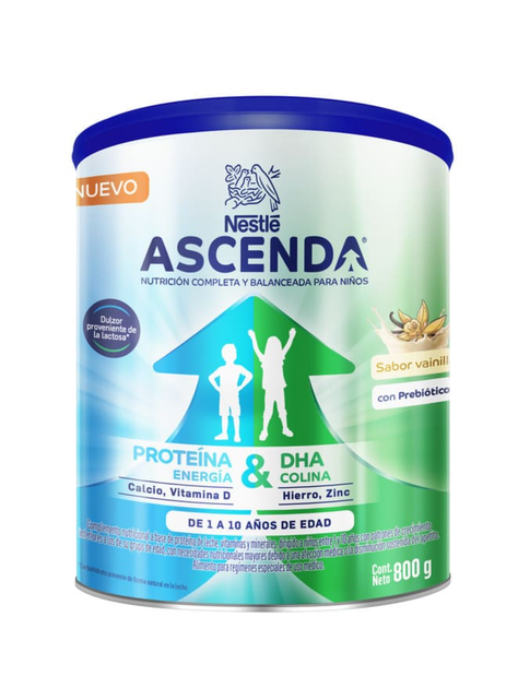 Suplemento Nestlé ASCENDA® Vainilla 800 g-0