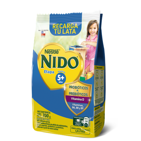 Pack Leche en Polvo NIDO® Etapa 5+ 700g x2-1