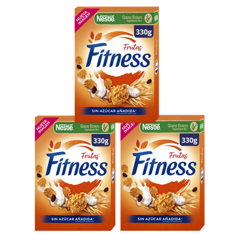 Cereal FITNESS® Frutas 330g Pack X3Por Nestlé-0