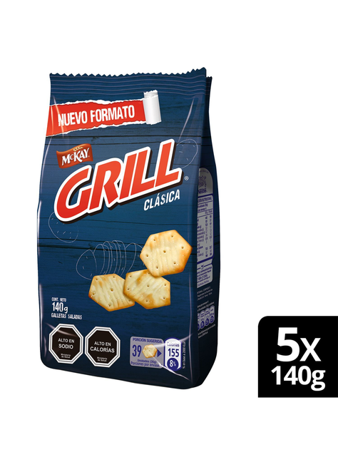 Galleta GRILL® Clásica 140g Pack X5-1