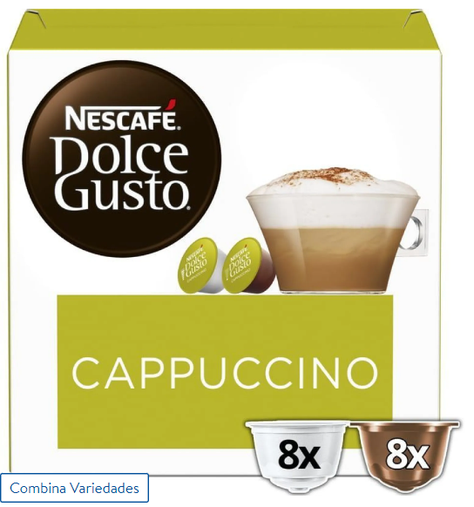 Cápsulas de Café NESCAFÉ® DOLCE GUSTO® Capuccino Caja 16 Cápsulas-0
