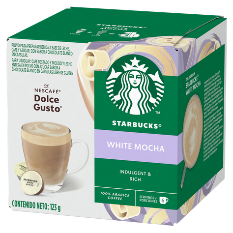 Pack 3 Café STARBUCKS DOLCE GUSTO White Mocha 12 cápsulas-2