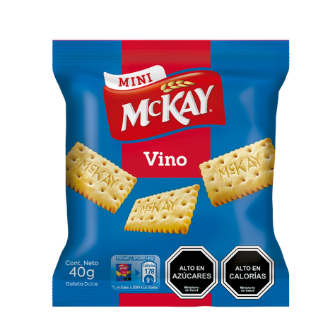 Galleta MCKAY® Mini Vino 40g X20-1