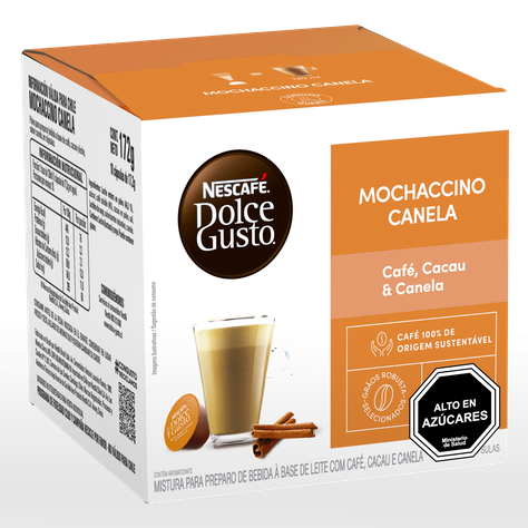 Café NESCAFÉ DOLCE GUSTO® Mochaccino Canela 10 Cápsulas-0