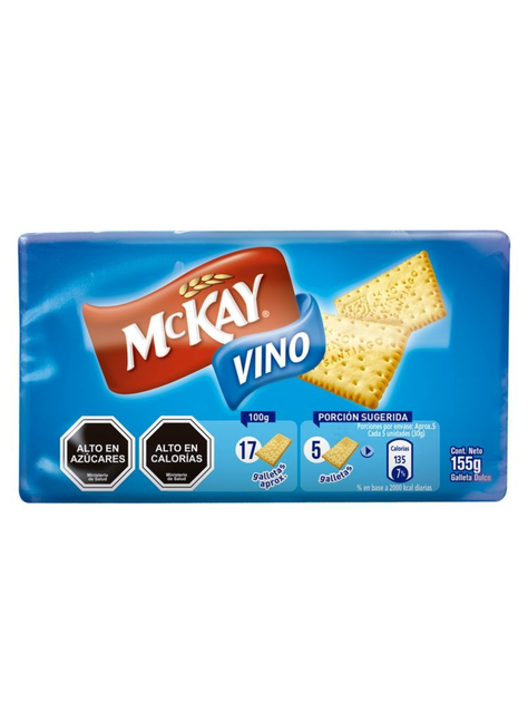 Galletas MCKAY® Vino 155g X6-0