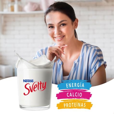 Leche en Polvo SVELTY® MOVE+ Descremada Sin Lactosa Bolsa 800g Pack X2-3