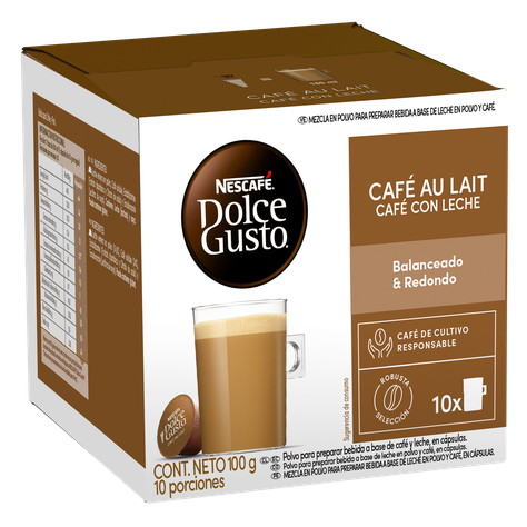 Café NESCAFÉ DOLCE GUSTO® Café Au Lait 10 Cápsulas-0