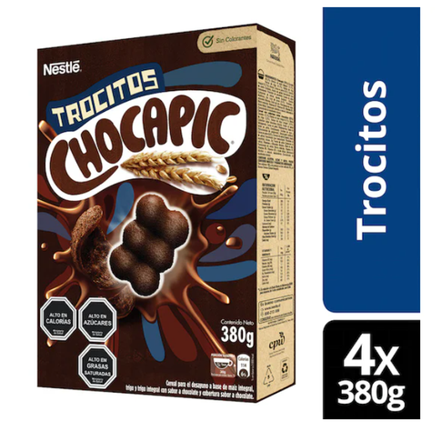 Cereal Chocapic® Trocitos 380g X4 Cajas-0