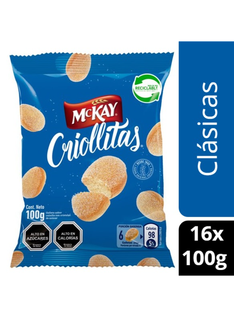Galleta Nestlé® Mckay® Criollitas 100g Pack X16-0