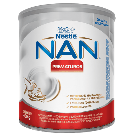Fórmula Infantil Nan® Prematuros Tarro 400g-1