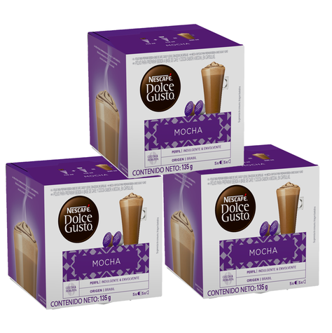 Pack 3 Café NESCAFÉ DOLCE GUSTO® Mocha 10 Cápsulas-0