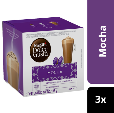 Pack 3 Café NESCAFÉ DOLCE GUSTO® Mocha 10 Cápsulas-1
