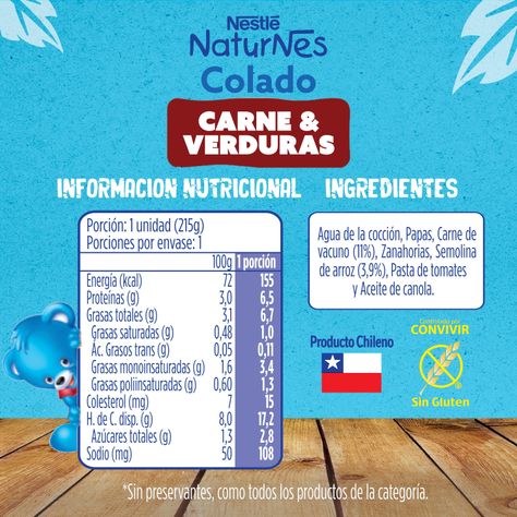 Colado NESTLÉ® NATURNES® Carne y Verduras Pack x12-2