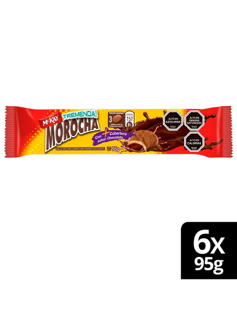 Galleta bañada MOROCHA® Tremenda 95g X6-1