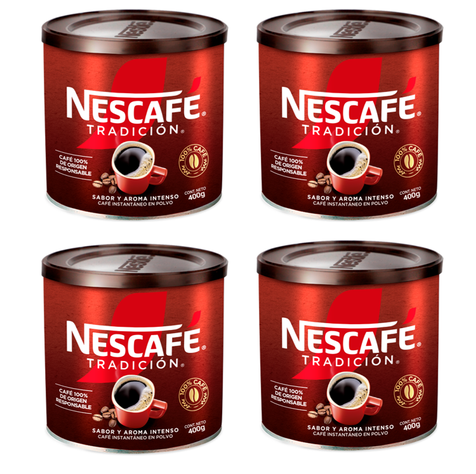 Café NESCAFÉ® Tradición 400g Pack X4-0