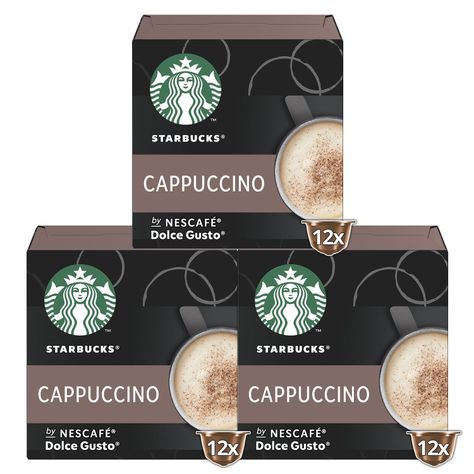 Starbucks NESCAFÉ Dolce Gusto Cappuccino X3Cajas-0