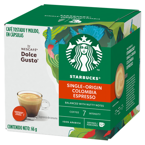Starbucks NESCAFÉ® Dolce Gusto® Espresso Colombia 12 Cápsulas X3Cajas-2