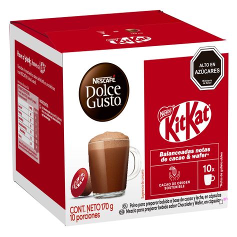 Café NESCAFÉ DOLCE GUSTO® Kit Kat 10 Cápsulas-0