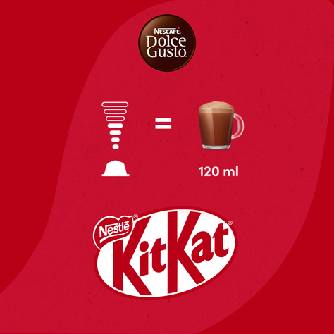 Café NESCAFÉ DOLCE GUSTO® Kit Kat 10 Cápsulas-4