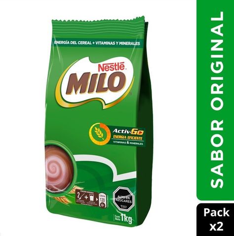 Saborizante Leche MILO ACTIV-GO Bolsa 1000g PackX2-0