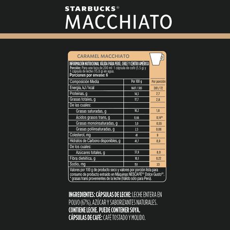 Capsulas de Café STARBUCKS® Lacteadas - X3 Cajas-4