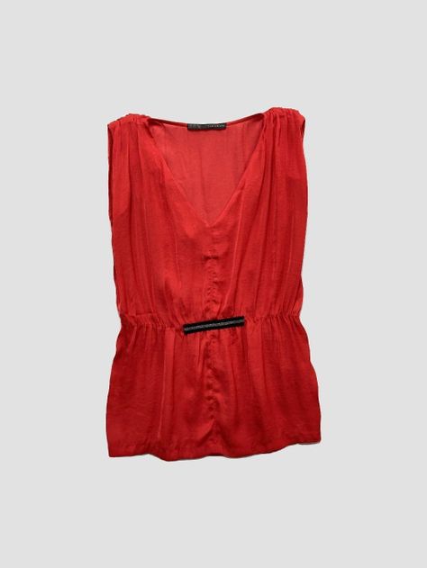 Polera sin mangas ZARA - Talla S (VOP00876941)-0