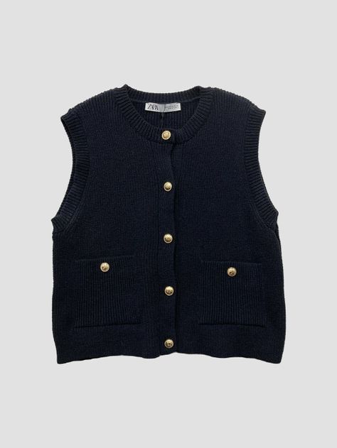 Chaleco sin mangas ZARA - Talla M (VOP00923842)-0
