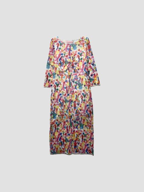 Vestido largo VINTAGE - Talla S (VOP00942561)-0