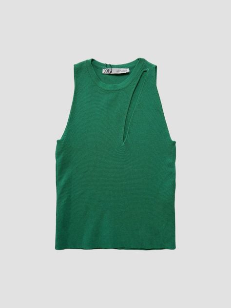 Polera sin mangas ZARA - Talla S (VOP00913225)-0