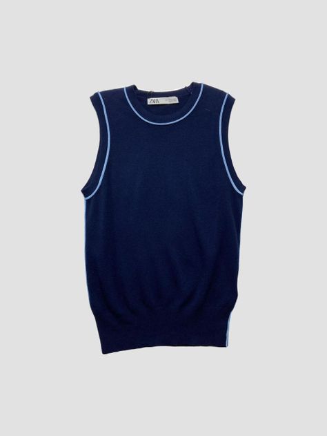 Polera sin mangas ZARA - Talla S (VOP00946207)-0