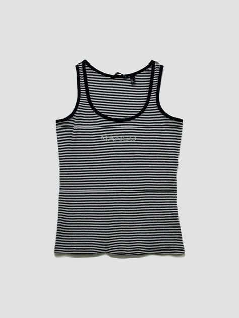 Polera sin mangas MANGO - Talla M (VOP00913425)-0