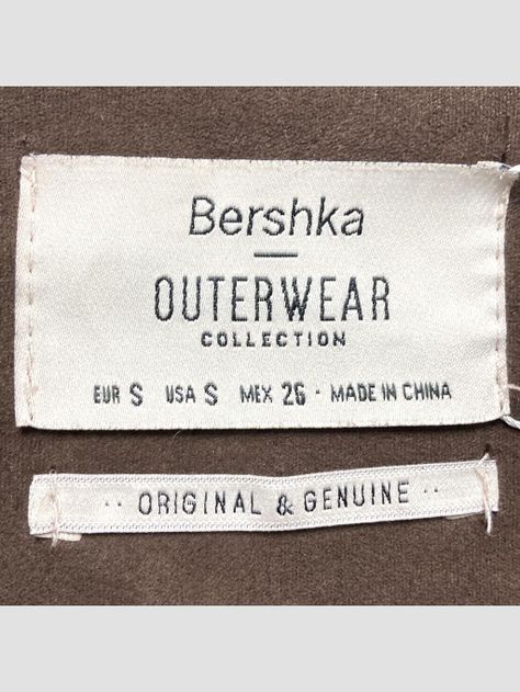 Abrigo BERSHKA - Talla S (VOP00854482)-1