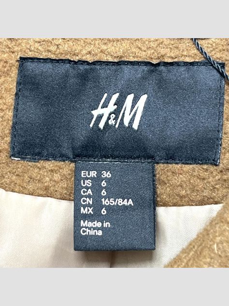 Abrigo H&M - Talla S (VOP00923779)-1