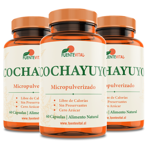 COCHAYUYO 100% - CÁPSULAS VEGETALES - OFERTA PACK x3 -0