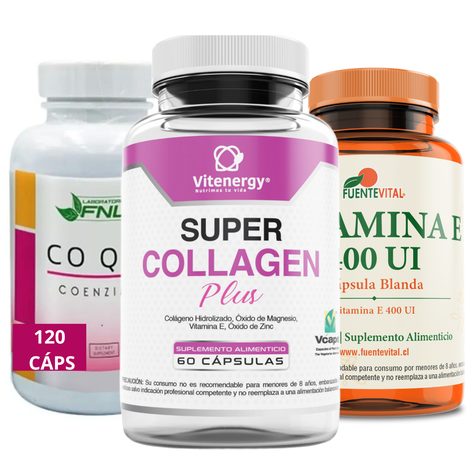 Colágeno Fortificado  + Vitamina E + Coenzima Q10 XI -Pack-0