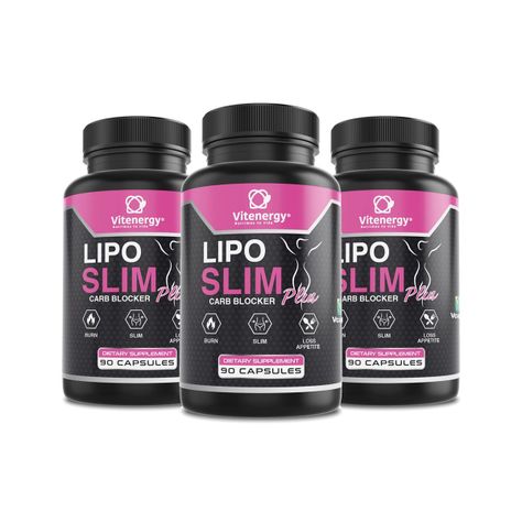 Bloqueador de Absorción de carbohidratos - Regulador Tránsito - Lipo Slim Plus Original-  Pack x3-0
