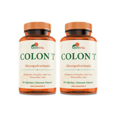 Colon T Detox Natural Irritación Inflamación Pack x 2-0