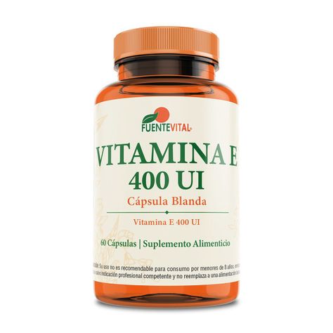 Vitamina E 400  Cápsulas Blandas Antioxidante Piel Cabello-0