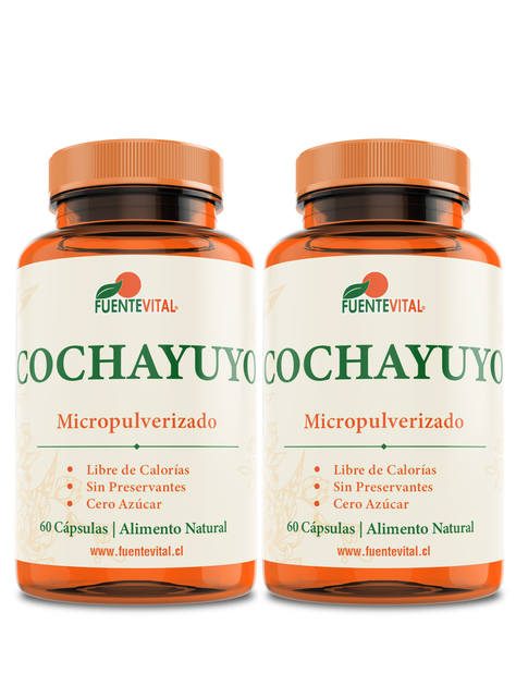COCHAYUYO 100% - CÁPSULAS VEGETALES - PACK 2-0