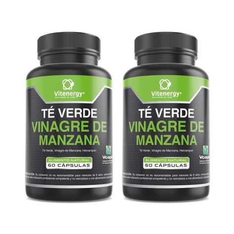 Té Verde + Vinagre de Manzana + Hercampuri - Pack x 2 -0