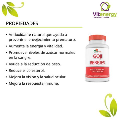 Goji Berries Orgánico - Control de peso - Pack 2 -1