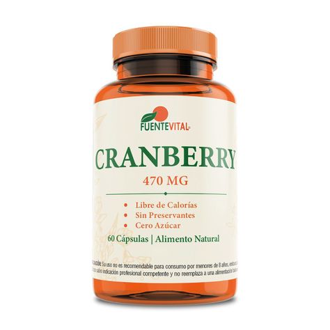 Cranberry Arandano Rojo 60 Cápsulas plus - 470 mg -0