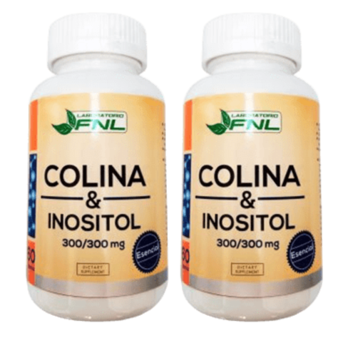 COLINA + INOSITOL CÁPSULAS - 300mg OFERTA PACK x2-0