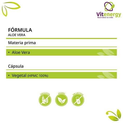 Aloe Vera 100% Capsula Vegan Estreñimiento, digestion -3