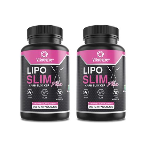Bloqueador de Carbohidratos - Regulador Tránsito - Lipo Slim Plus Original - Pack Oferta x 2-0
