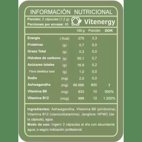 ASSWAGANDHA CÁPSULAS - AFRICAN ROOT FNL - OFERTA PACK x2-2