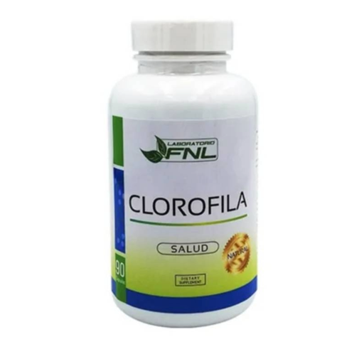 CLOROFILA 100% - 90 cápsulas Fnl salud digestiva-0
